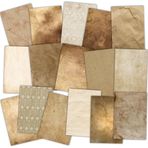 Desecraft 48 yaprak Vintage Scrapbooking Cardstock dekoratif kağıt paketi kart yapımı için günlük planlayıcısı Origami karalama defteri kağıt karalama defteri malzemeleri malzemeleri