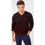 Desen 0248655 Bordo Erkek Kazak