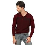 Desen 0249642 Bordo Erkek Kazak