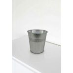 Desen Dekorasyon Metal Dekoratif Kova 3 Litre - 19 cm Çok Amaçlı Galvaniz Saksılık ve Düzenleyici - Metalik