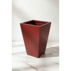 Desen Dekorasyon Zenith 50 cm Dikey Metal Saksı - Iç ve Dış Mekan Modern Dekoratif Saksılık (50X30/20 Cm) - Kiremit