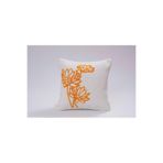 desen tasarım çiçek deseni punch kırlent Sarı 43x43