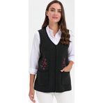 Desen Triko 24001 Siyah Kadın Yelek