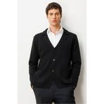 Desen Triko Cepli Blazer Ceket, L, Blazer Ceket, Siyah, Erkek