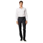 Desen Triko Cepli Yün Karışımlı Pantolon, 50, HND.W25.304, Siyah, Erkek