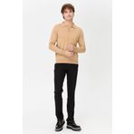 DESEN TRİKO Erkek Basic Polo Yaka İnce Triko Kazak S.Kahve Beden;S,Renk;S.Kahve dsnNM1687