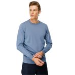 Desen Triko Erkek Basic Sıfır Yaka İnce Triko Kazak H.Mavi Beden;2XL,Renk;H.Mavi