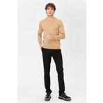 DESEN TRİKO Erkek Basic Sıfır Yaka İnce Triko Kazak S.Kahve Beden;2XL,Renk;S.Kahve dsnNM1949