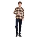 Desen Triko Erkek Kareli Kışlık Oduncu Gömlek 12 Beden;2XL,Renk;12