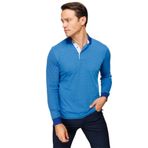 DESEN TRİKO Erkek Polo Yaka Jakarlı Minik Desenli Sweatshirt Lacivert Beden;XL,Renk;Lacivert dsnNM9507