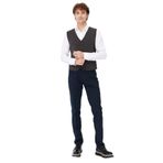 DESEN TRİKO Erkek V Yaka İnce Triko Yelek O.Füme Beden;L,Renk;O.Füme dsnNM7378