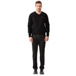 DESEN TRİKO Erkek V Yaka Klasik Yün Kazak Siyah Beden;2XL,Renk;Siyah dsnNM4859