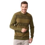 DESEN TRİKO Erkek Yarım Balıkçı Yaka Önü Desenli Kazak A.Haki Beden;2XL,Renk;A.Haki dsnNM5060