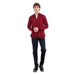 Desen Triko Erkek Yarım Balıkçı Yaka Yün Ceket Bordo Beden;2XL,Renk;Bordo