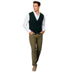 Desen Triko İnce Triko Düz Yelek, 3XL, Düz Yelek, Nefti, Erkek
