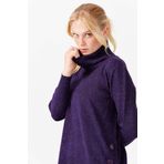 DESEN TRİKO Kadın Degaje Yaka Simli Kazak K.Mor Beden;XL,Renk;K.Mor dsnNM4387