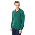 Desen Triko Polo Yaka Basic Yün Kazak, XL, 23528, Ö.Başı, Erkek