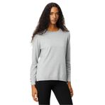 Desen Triko Sıfır Yaka Yırtmaçlı Yanı Düğmeli Bluz, 2XL, 25293, Gri, Kadın