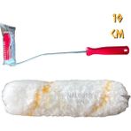 Desenatör Extra Saten Parmak Rulo Takım - 10 cm - 1 Adet - 10 cm. - Kırmızı