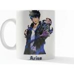Desene Bak Solo Leveling Arise Yazılı Anime Tasarımlı Baskılı Seramik Hediye Kupa Bardak - Beyaz