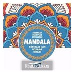 Desenler Tezhipler Şekillerle Mandala Mavi Kitap Büyükler İçin Boyama Kitabı