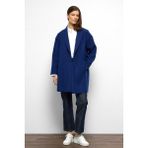 Desenli Astarlı Oversize Kruvaze kaban Saks 3095 - 40