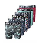 Desenli Boxer. 6-Paket Erkek İç Giyim (1, 2XL)