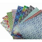 Desenli Fon Kartonu 50 cm x 70 cm - Karışık 10 Farklı Desenli - S