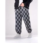 Desenli Gri Erkek Baggy Pantolon Coc2786