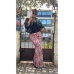Desenli Gündüzden Geceye Kullanım Balık Etek - Pembe - Standart
