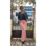 Desenli Gündüzden Geceye Kullanım Balık Etek - Yavruağzı - Ekru - Pembe - Standart