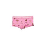 Desenli Kadın Boyshort Külot – Eco Characters – Turtley Çok Renkli XL