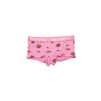 Desenli Kadın Boyshort Külot – Eco Characters – Turtley Çok Renkli XS