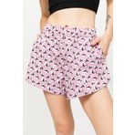 Desenli Kadın Ev Şort – Chill Space Collection – Chilly Panda