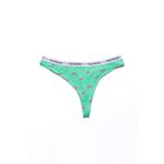 Desenli Kadın String Külot - Couple Collection Pink Birdy