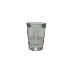 Desenli Kristal Cam Likör Bardağı (Defolu)