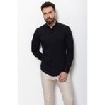 Desenli Lacivert Renk Slim Fit Erkek Gömlek