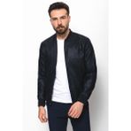 Desenli Lacivert Slim Fit Hakim Yaka Erkek Mont - 56