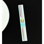 Desenli Metal Chopstick - -