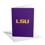 Desert Cactus LSU 13,7 x 18,7 cm Tebrik Kartı Kaplanlar Geaux Louisiana Eyalet Üniversitesi Zarflı Parti Kutlaması Resmi Lisanslı Tek Katlı Kart Stoğu (5x7 Kart A - Boş)