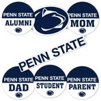 Desert Cactus Penn State Sticker Pennsylvania Eyalet Üniversitesi PSU Nittany Lions Vinil Çıkartmalar Dizüstü Bilgisayar Su Şişesi Araba Karalama Defteri (Yuvarlak Aile)