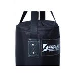 Desfabe Polydes 80x25 Cm Kolonlu Boks Kum Torbası Siyah+Askı Aparatı+Boks Eldiveni+El Bandajı