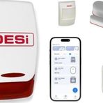 Desi Alarm Midline Wİ-Fİ Smart Plus Akıllı Alarm Sistemi Kablosuz Hırsız Alarmı (Wifi-Ble-Uygulama ile Kullanım)