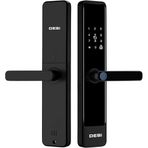 DESi QuiC Q016 Akıllı Kilit, Parmak İzi Okuyucu, Tuş Takımı, RFID Kart, Siyah, WiFi Hub Uyumlu(TTLOCK hub haricen satılır), iOS/Android Kontrol, Türkçe Sesli Komut, 35-65mm Kapı Kalınlığı