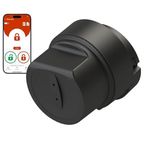 DESi Utopic RXe Akıllı Kilit, iOS/Android Uyumlu, Çelik Kapılar İçin, Rozete Montajlı, Delme Biçme ve Değiştirme Olmadan Kolay Montaj