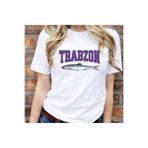 DESIGN BY ÇAĞLA Kadın Trabzon Hamsi Baskılı Regular T-Shirt