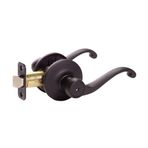 Design House 779223 Scroll Gizlilik Yatak ve Banyo Kapı Kolu Mat Siyah