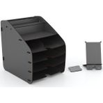 Design Otto Fx Large Modest 6 Renk A4 Evrak Rafı Masaüstü Organizer - Siyah