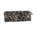 Design Studio Compact Bag Katlanabilir Kol Çantası, Su Itici Polyester Kumaş, Büyük Boy Seyahat ve Alışveriş Çantası, 55x35x22 cm (Koyu Leopar)