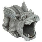 Design Toscano Roland der Gargoyle çatı oluğu bekçisi yağmur borusu uzatması heykel, poliresin, tam renkli, 25,5 cm